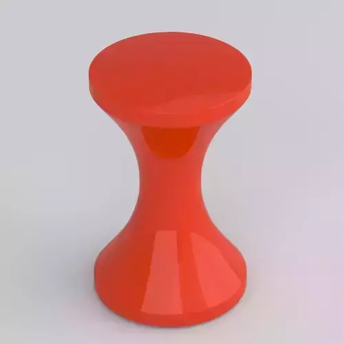 Tam Tam Pop Stool plastic Red