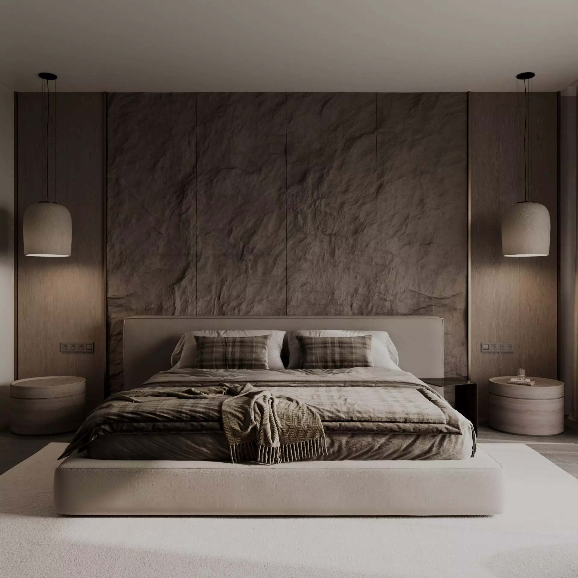 Modern Bedroom Interior 3D Scene -3ds Max - Corona Renderer 3D model