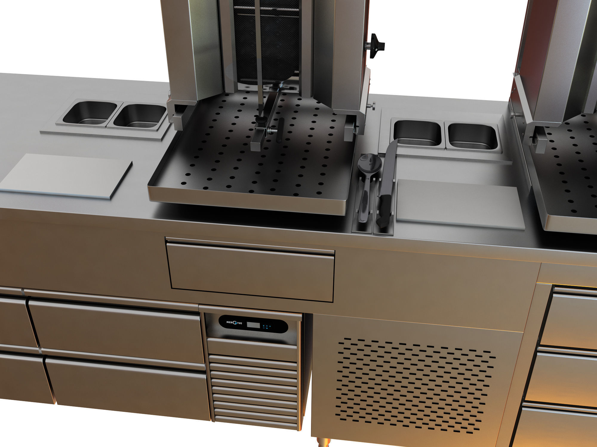 Shawarma Machine 3D model_1