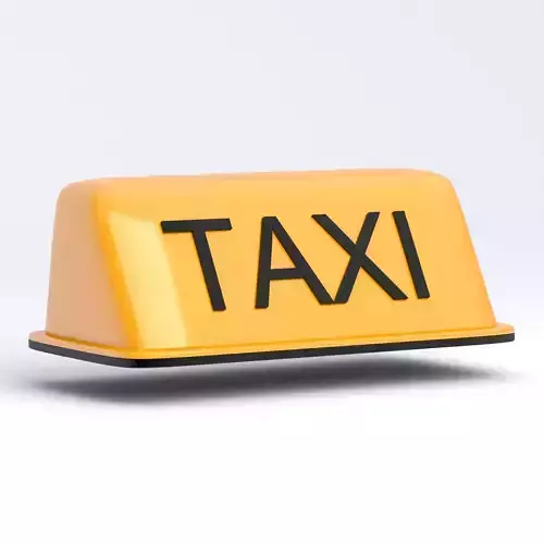 Taxi Rooftop Lamp Orange