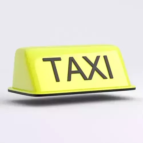 Taxi Rooftop Lamp yellow
