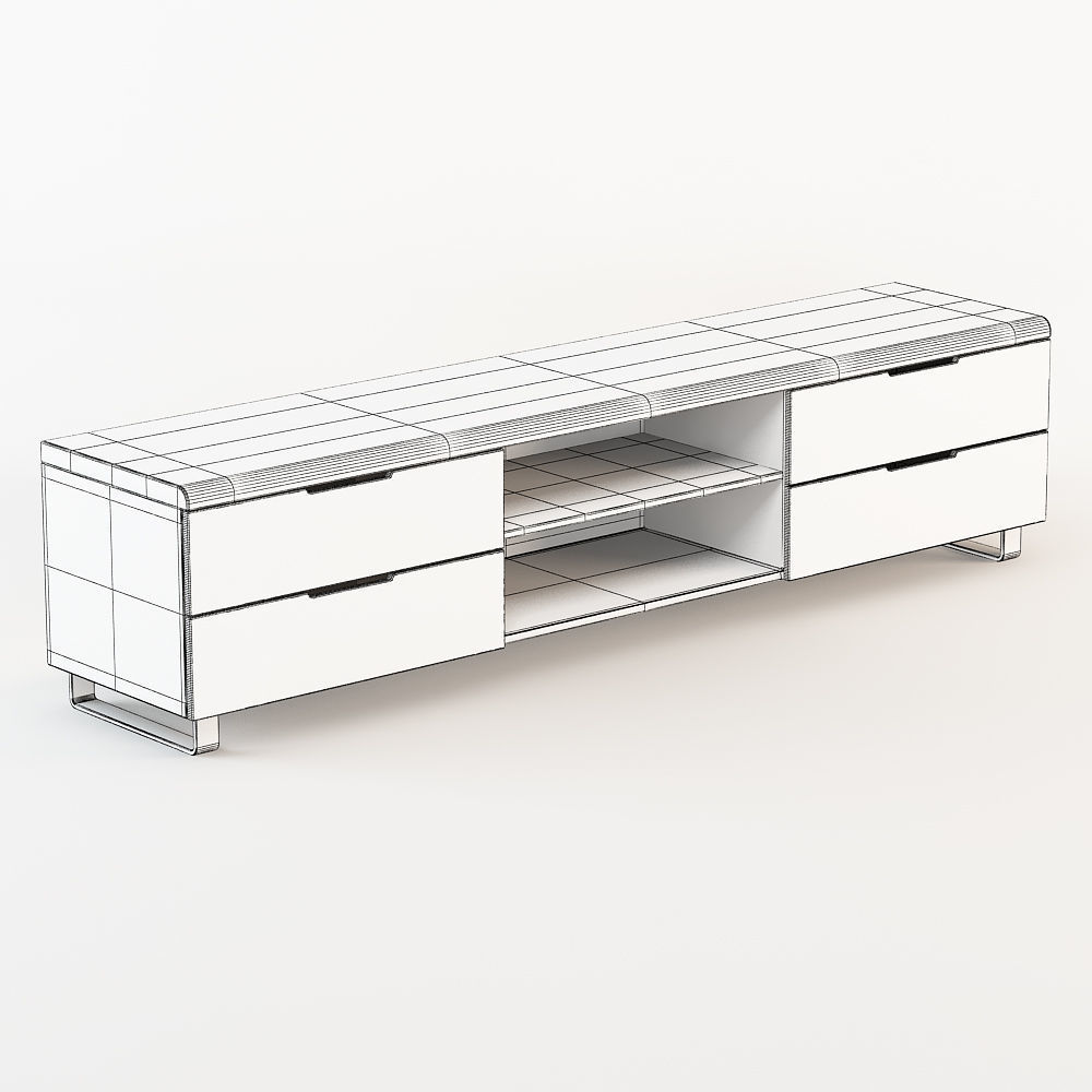 Tv stand 3D model_3