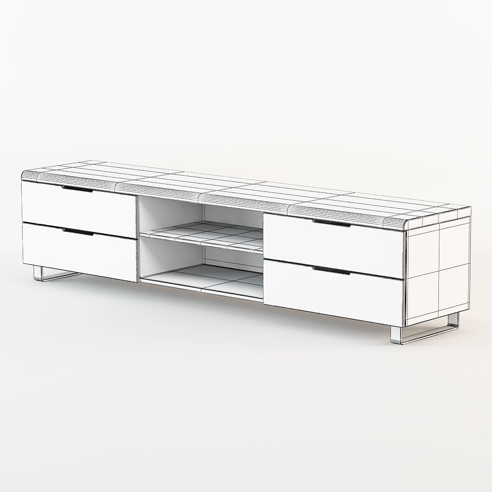 Tv stand 3D model_4