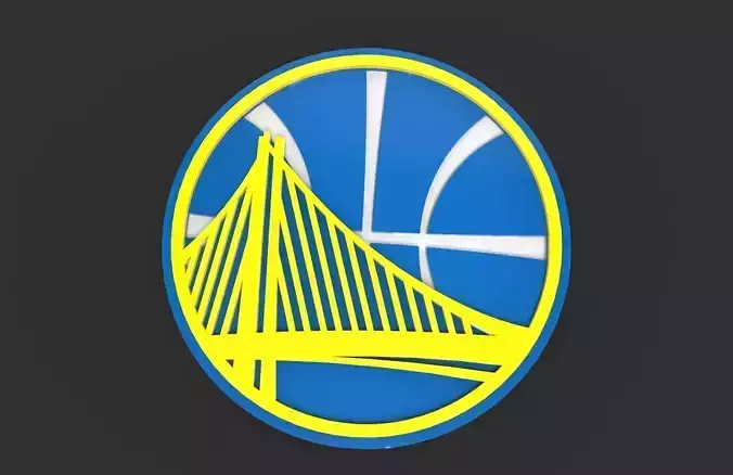 Golden State Warriors logo Free 3D print model
