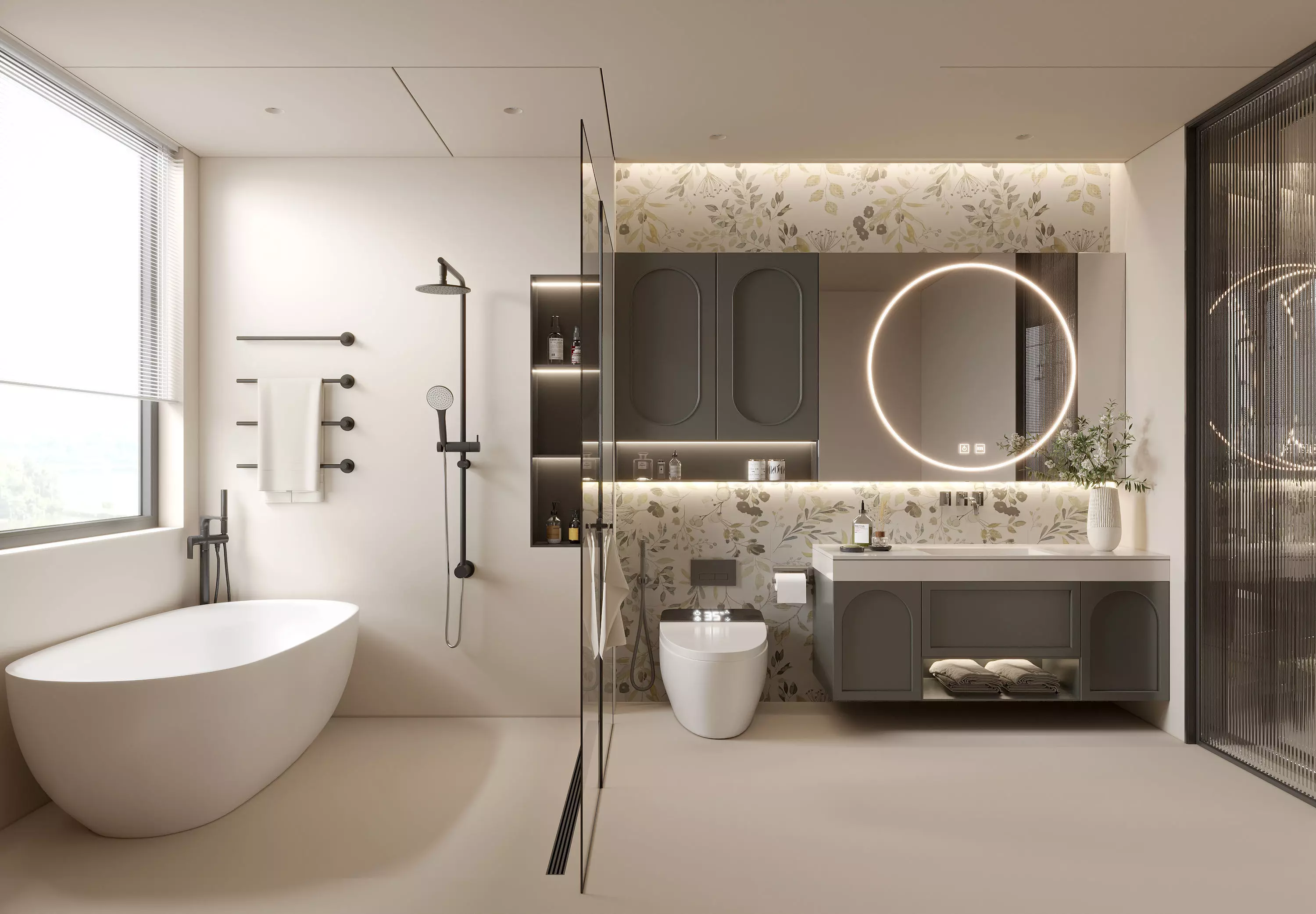 Modern Bathroom 3D Model 3D model