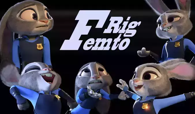 FemtoRig is an advanced python script For facial rigging 3D model