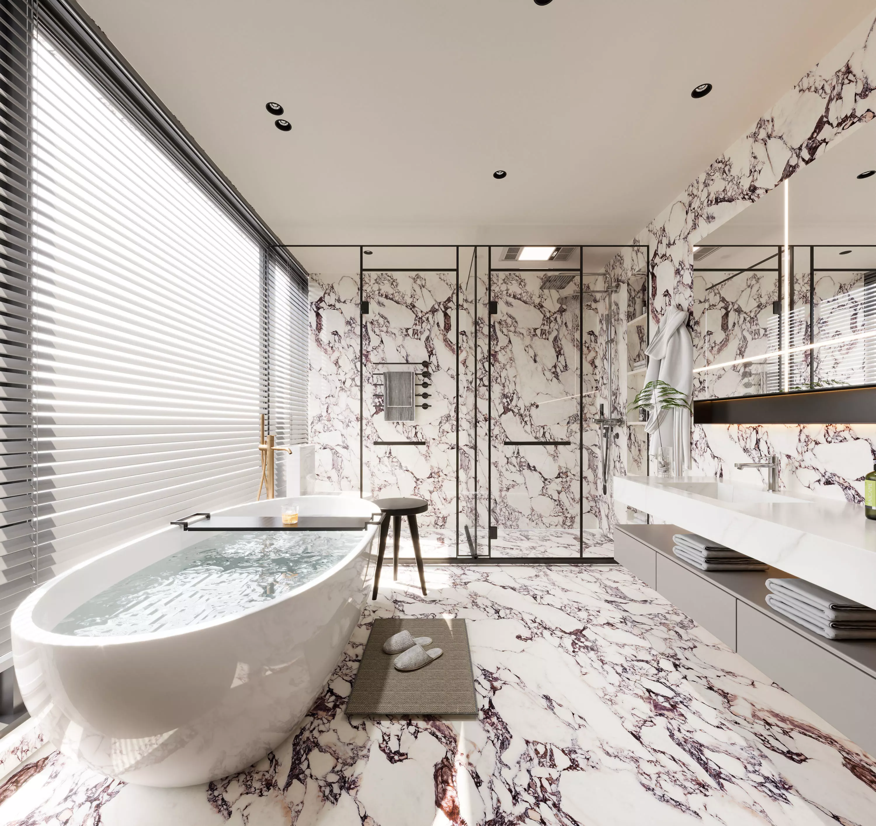 Modern Bathroom 3D Model 3D model