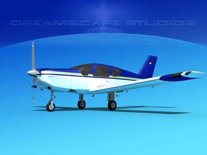 Socata TB-20 Trinidad V02 3D model