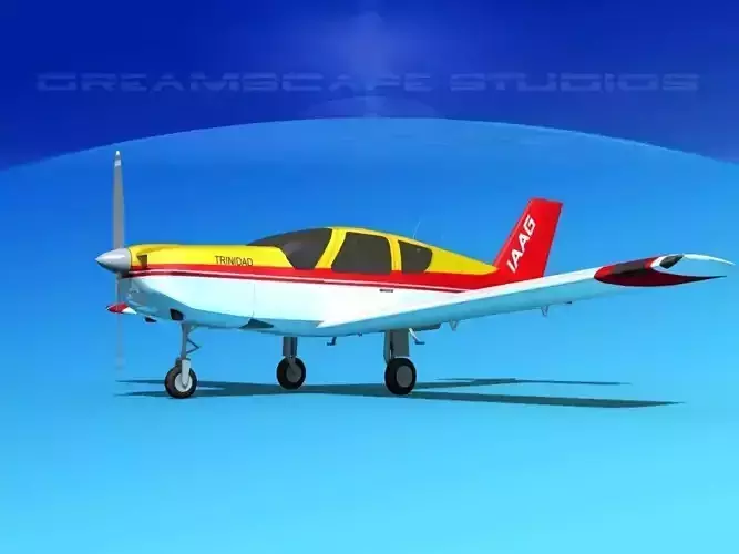 Socata TB-20 Trinidad V03 3D model