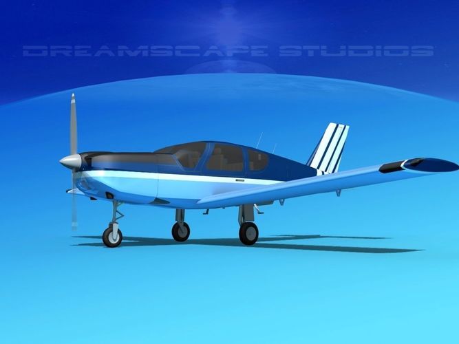 Socata TB-20 Trinidad V08 3D model