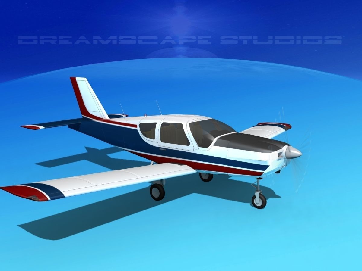 Socata TB-20 Trinidad V10 3D model_3
