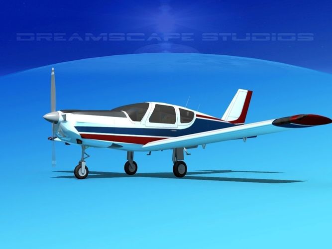 Socata TB-20 Trinidad V10 3D model
