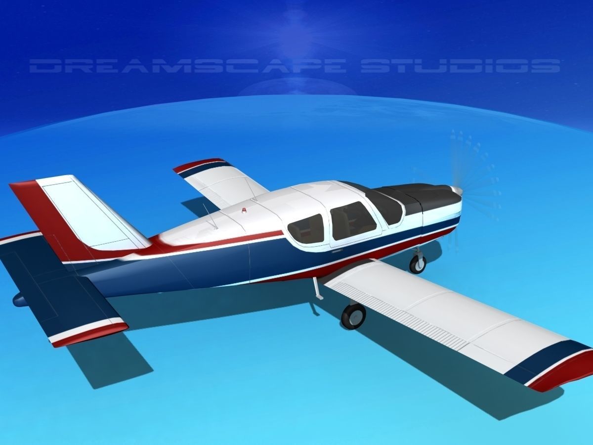 Socata TB-20 Trinidad V10 3D model_5