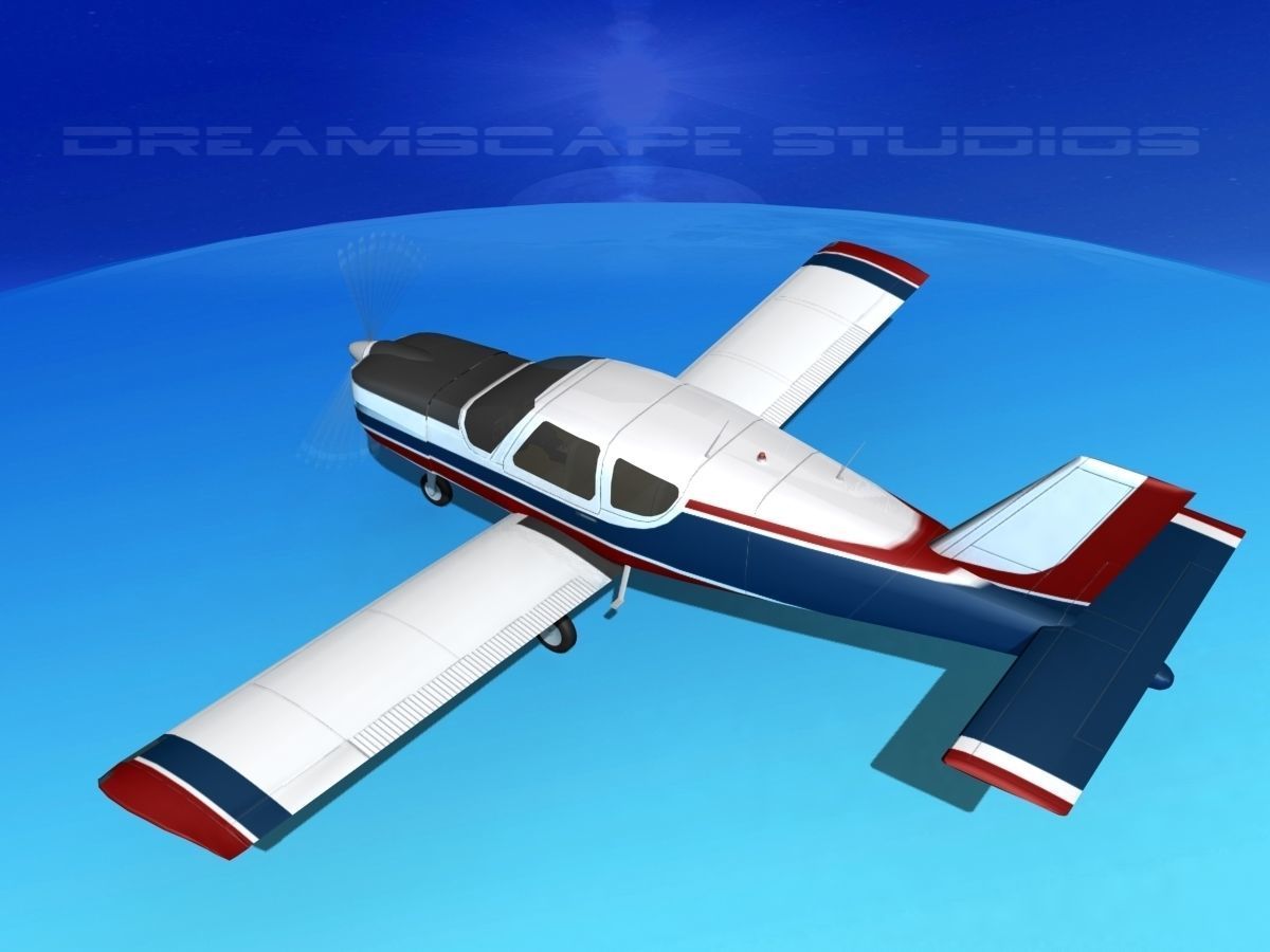 Socata TB-20 Trinidad V10 3D model_9