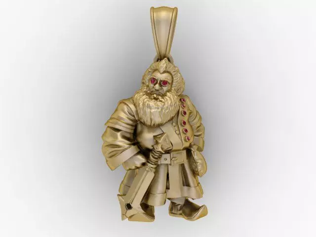 Elder Guardian Pendant 3D print model