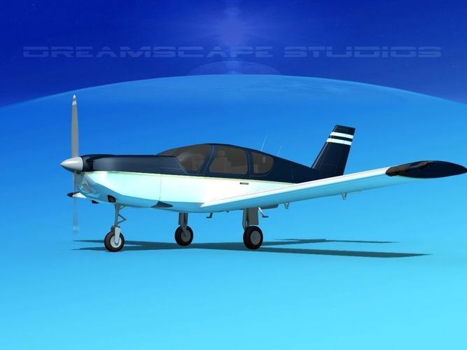Socata TB-20 Trinidad V15 3D model