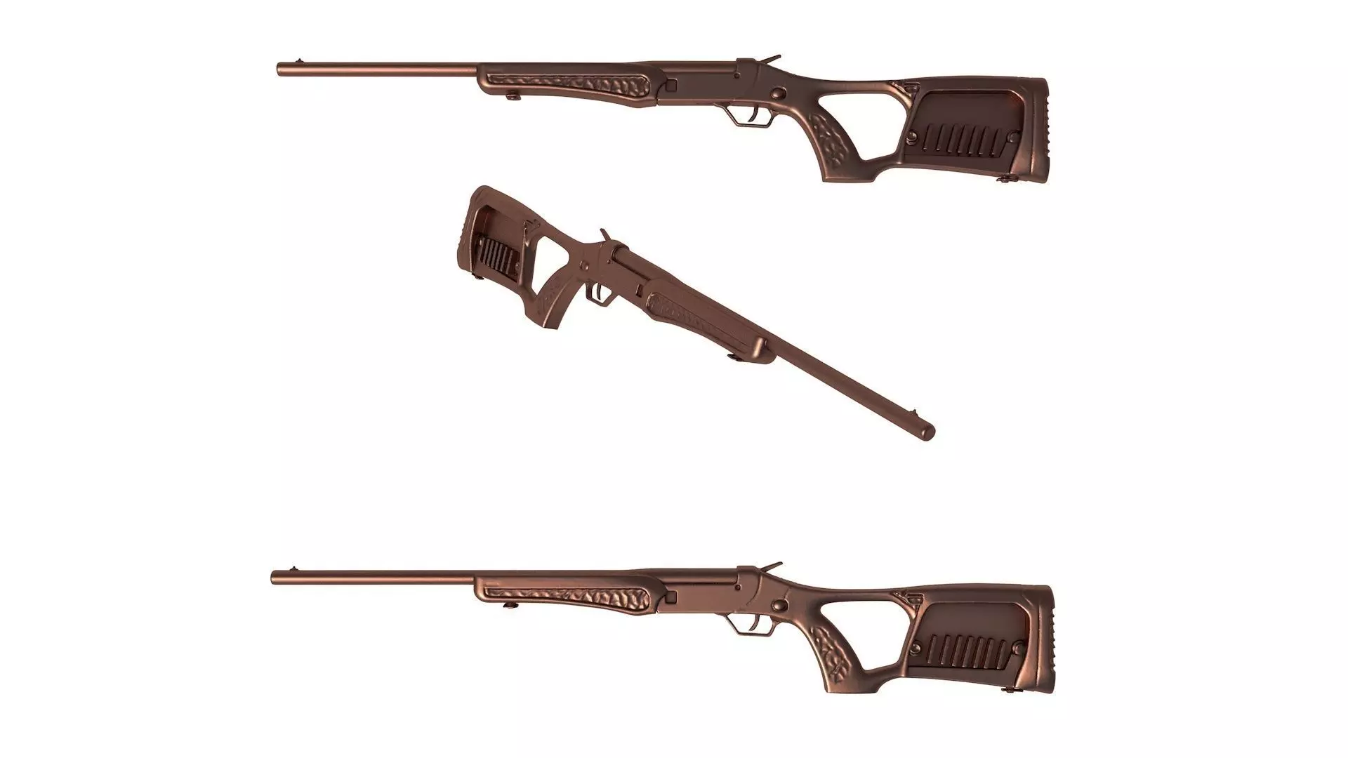 SS POLY TUFFY - rifle 3D print model