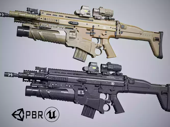 Modular tactical MK 16 FN SCAR-L