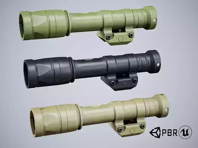 Tactical Flash Light SureFire M600v Led IR Rifle Weapon Mounted