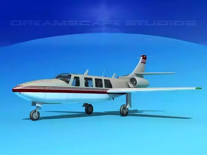 Piper Aerostar FJ-100 Fanjet V10 3D model