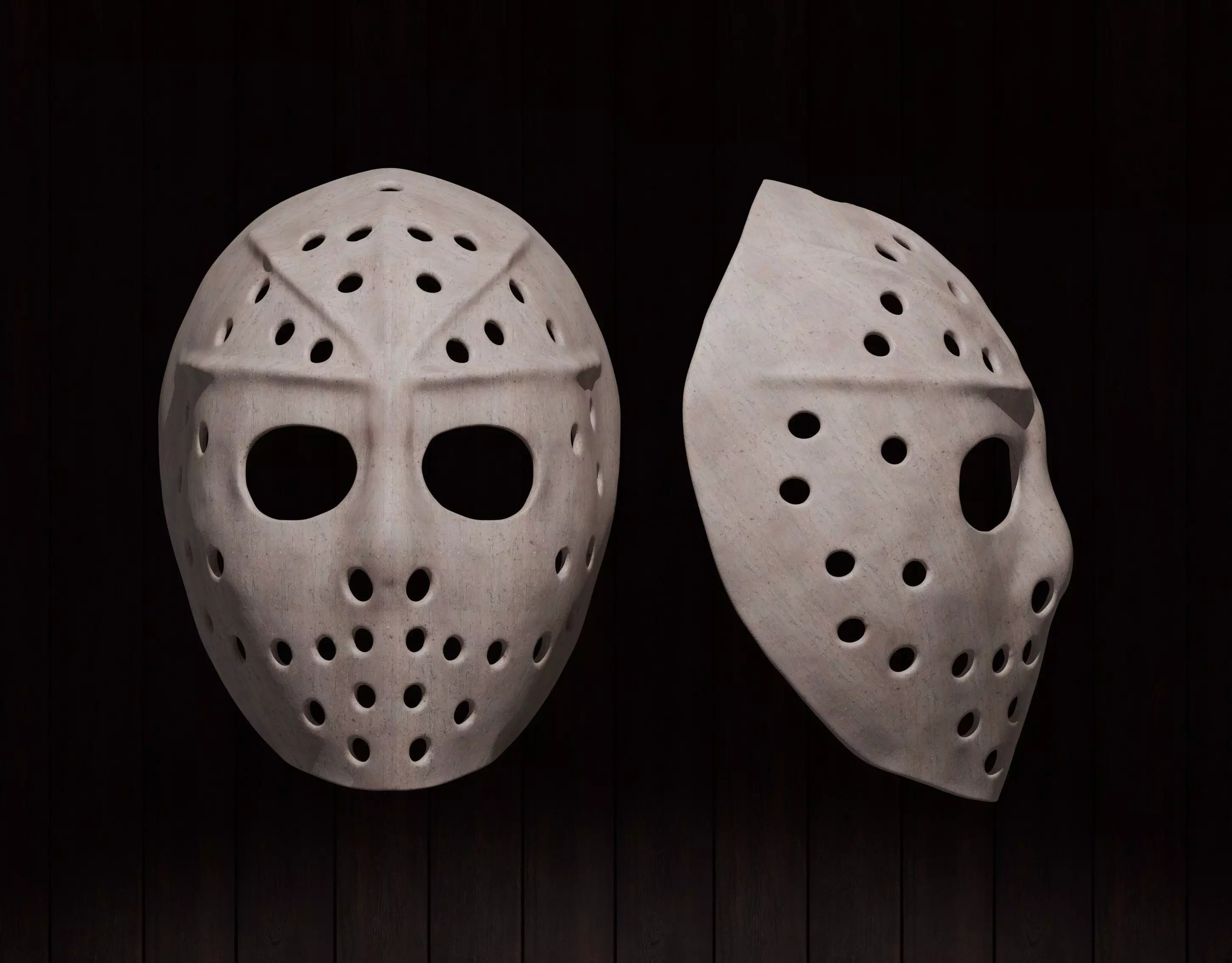 Jack Norris Goalie Hockey Mask 3D print model