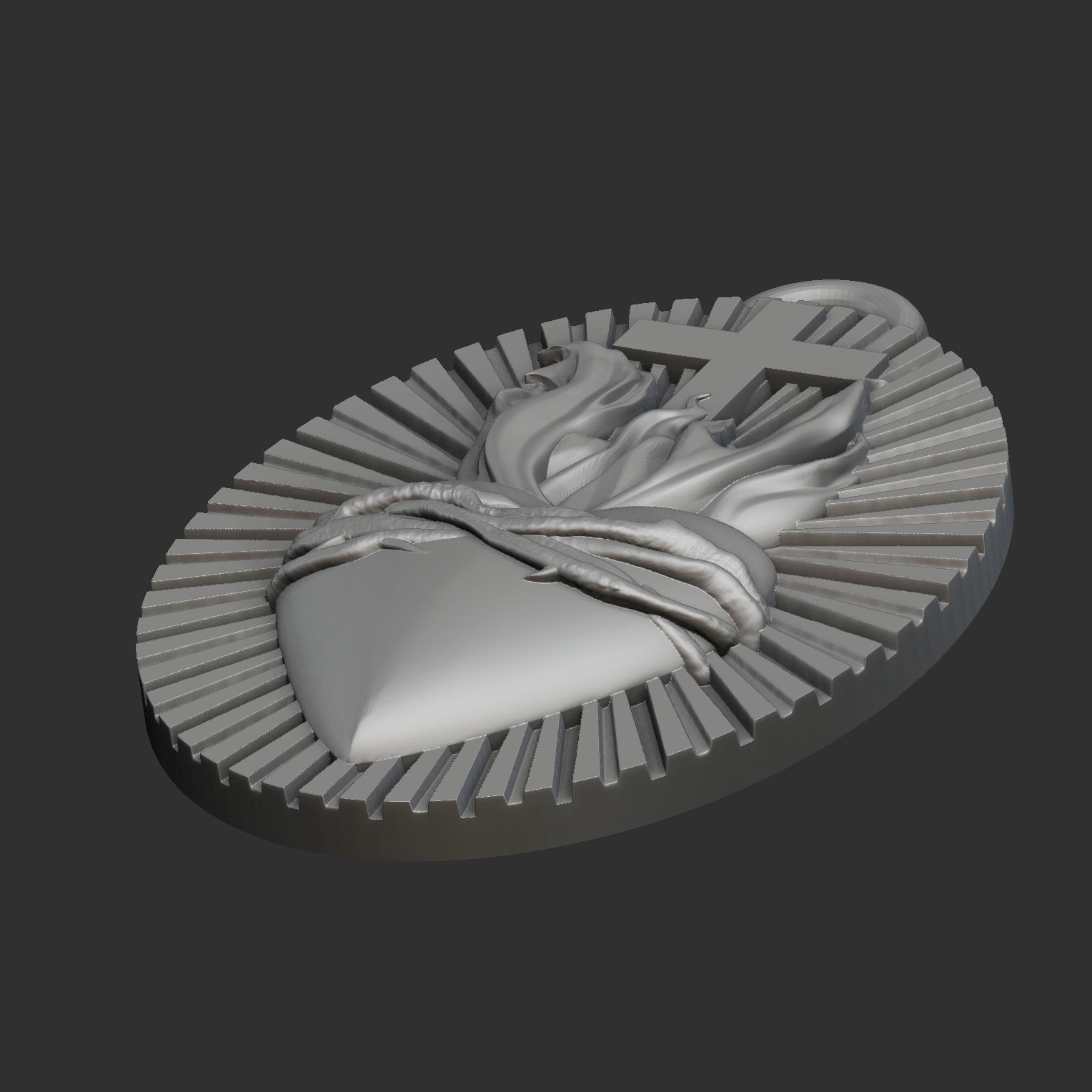 Sacred Heart 3D print model_2