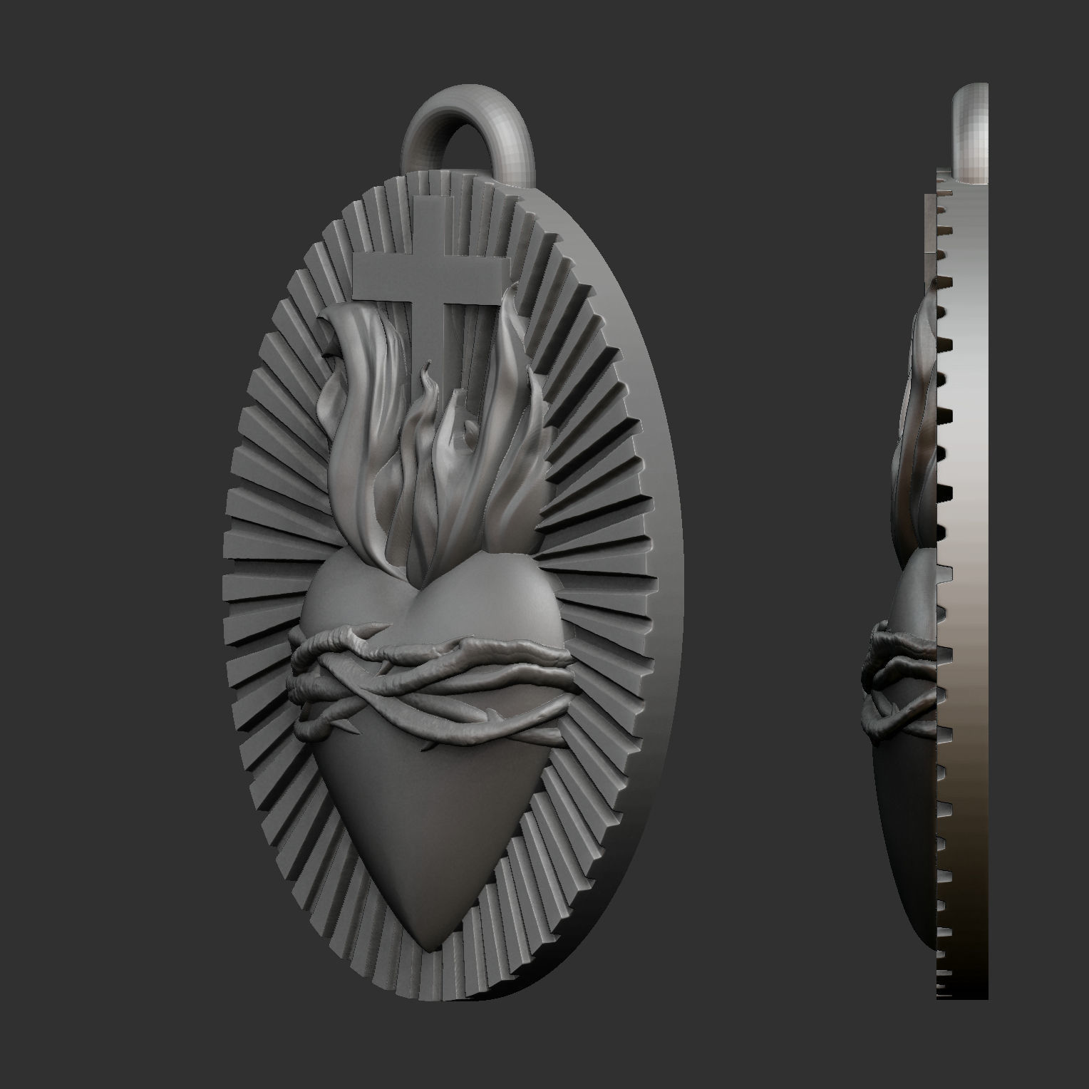 Sacred Heart 3D print model_1