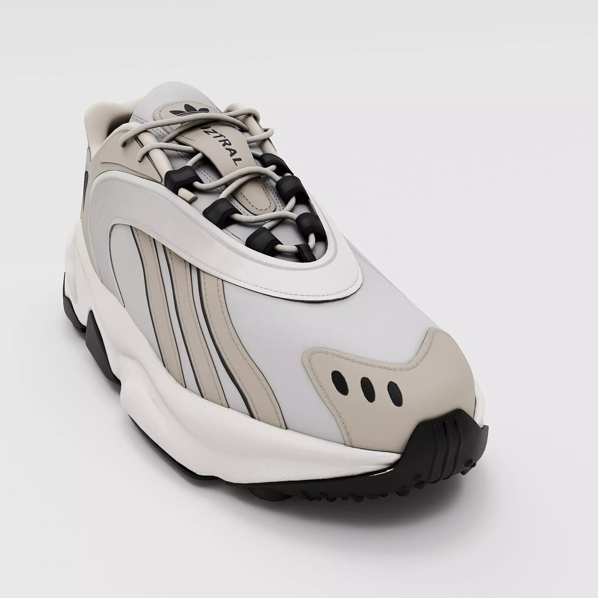 ADIDAS Oztral White Beige 3D model