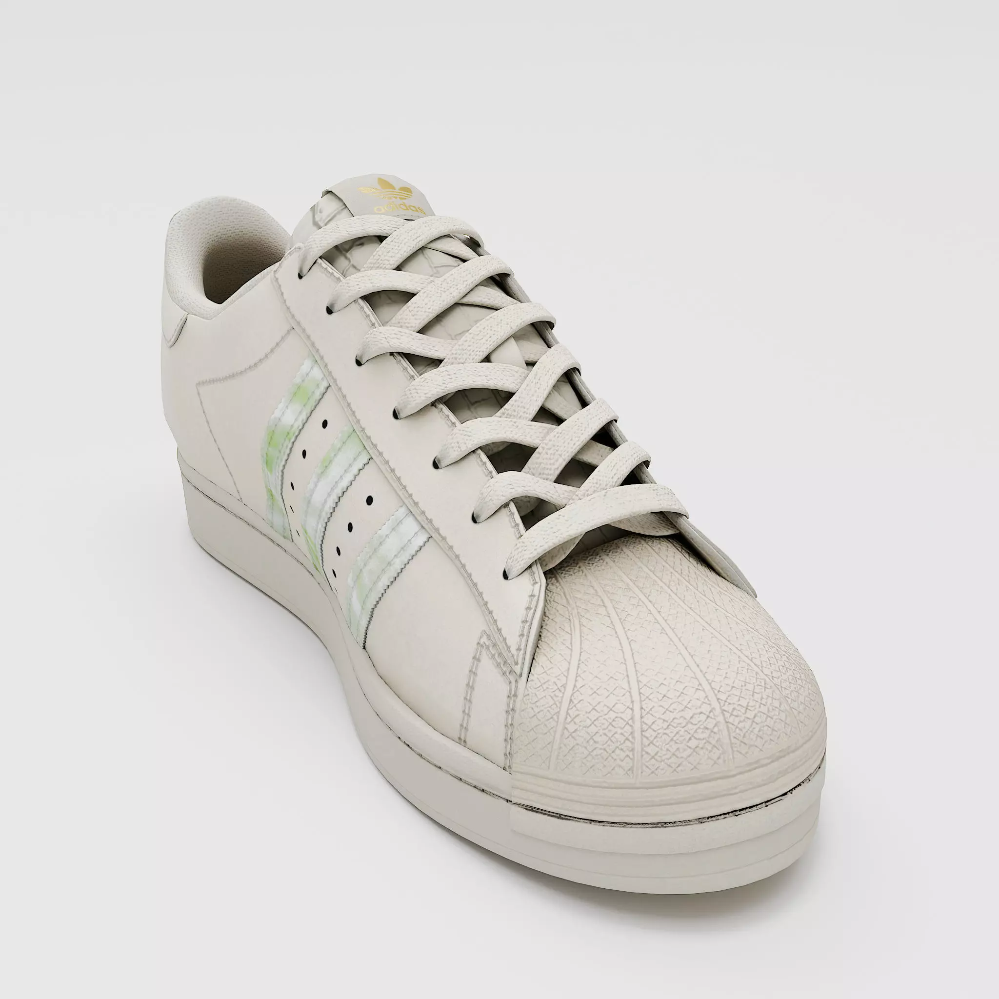 ADIDAS Superstar Her Vegan Cream 3D model
