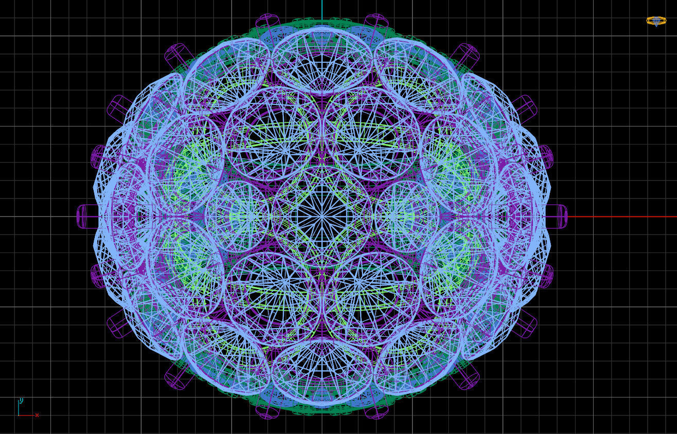 Ring diamond cluster 3D print model_7