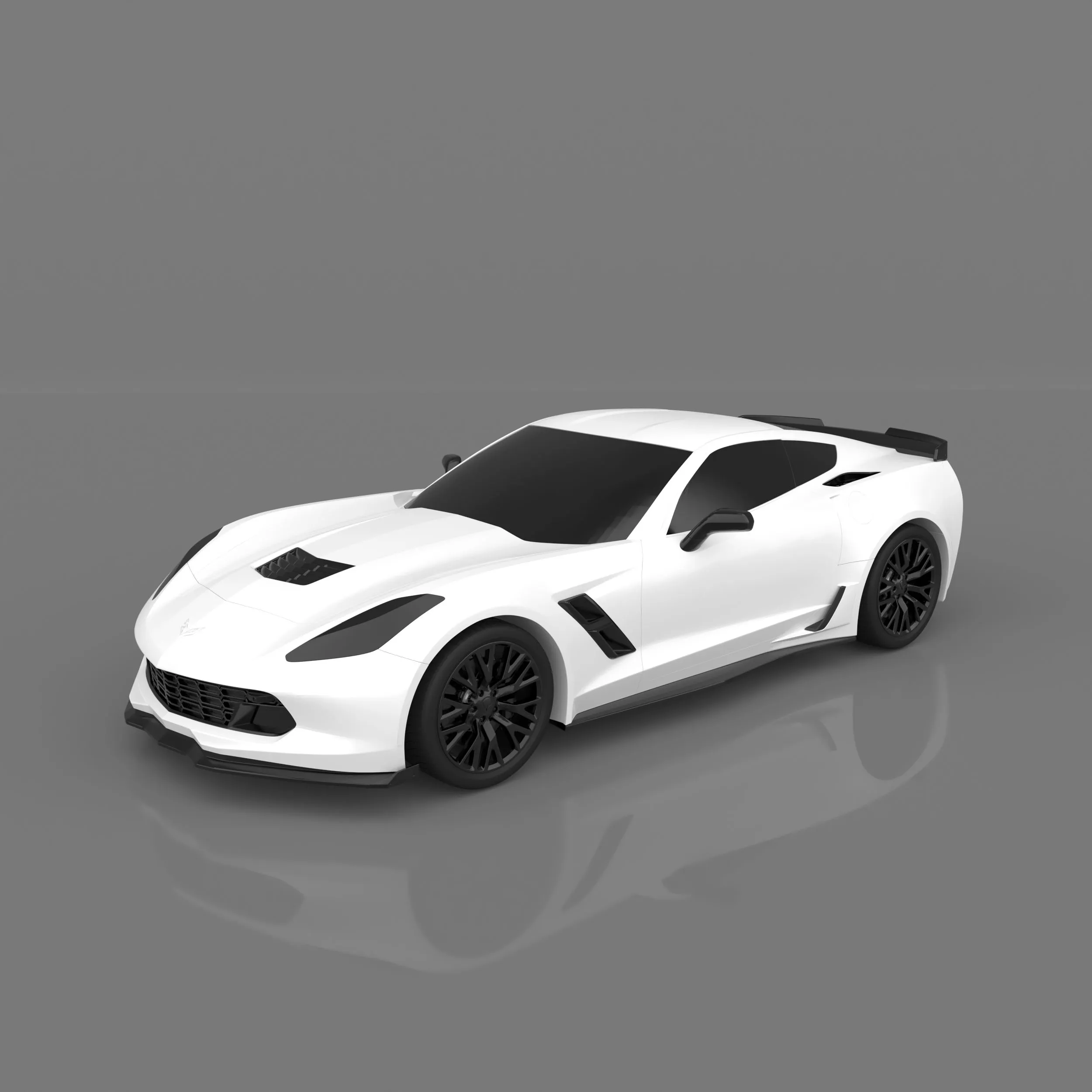 Corvette C7 Z06 Ready to Print STL File 3D print model