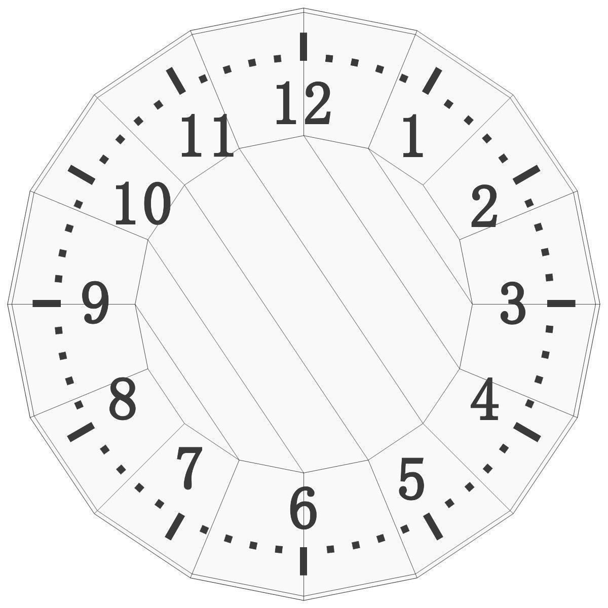 Wall Clock 1 3D model_11