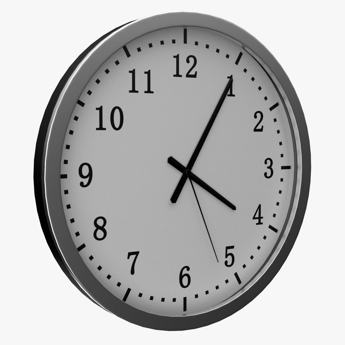 Wall Clock 1 3D model_1