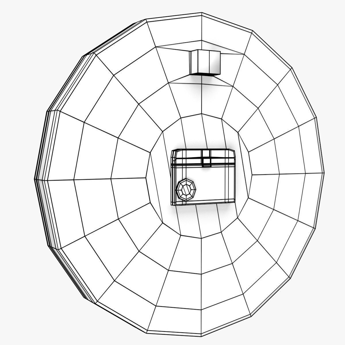 Wall Clock 1 3D model_8