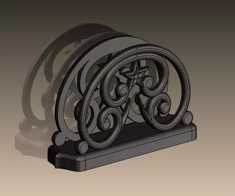 Minimalist Napkin Holder ST 3D print model