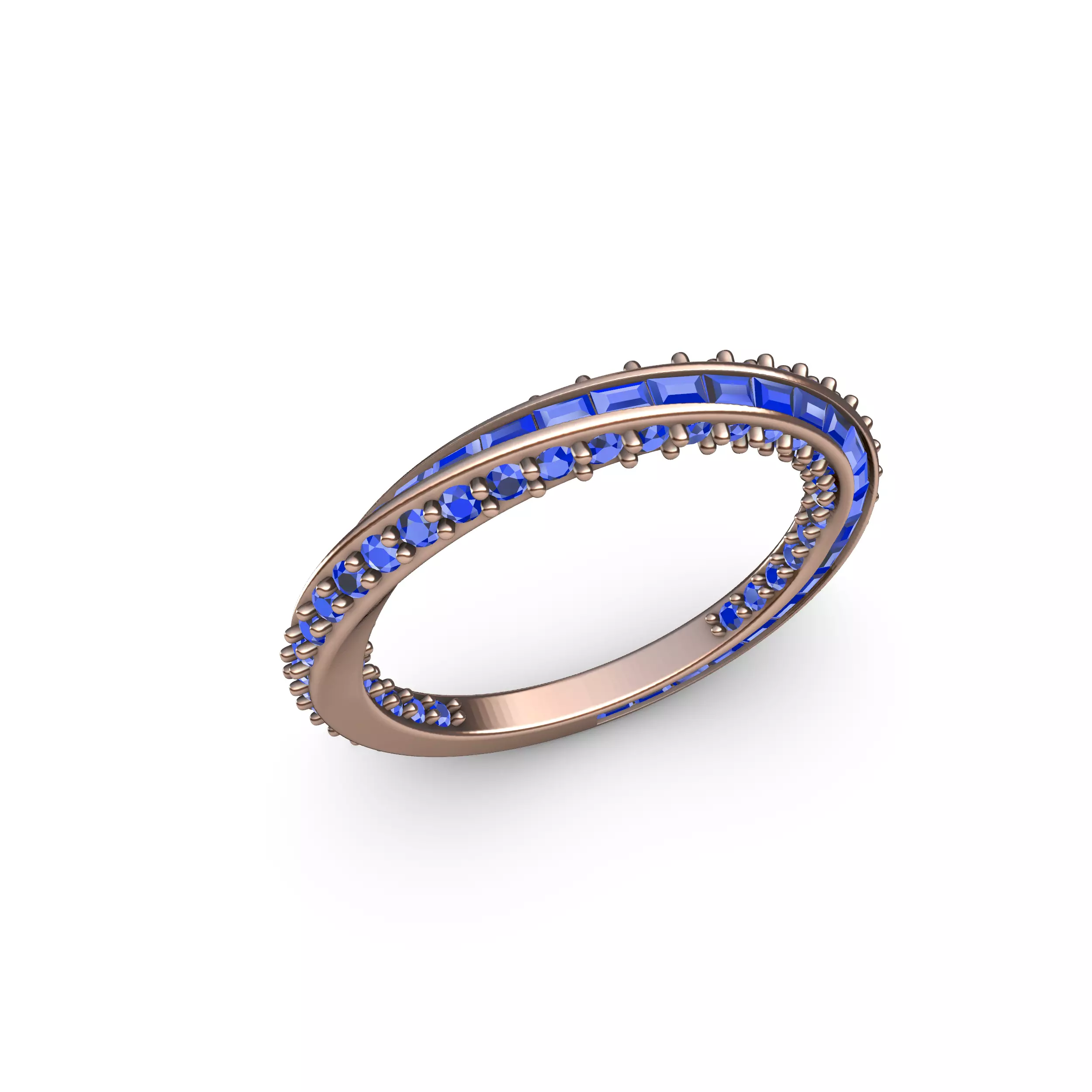 Twisted Ring 3D print model