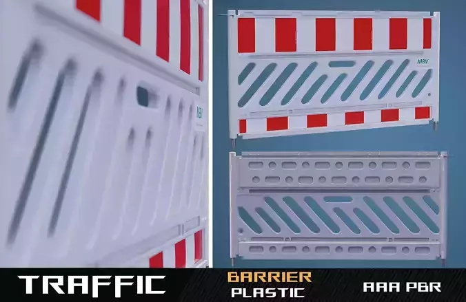 Traffic Barrier Plastic