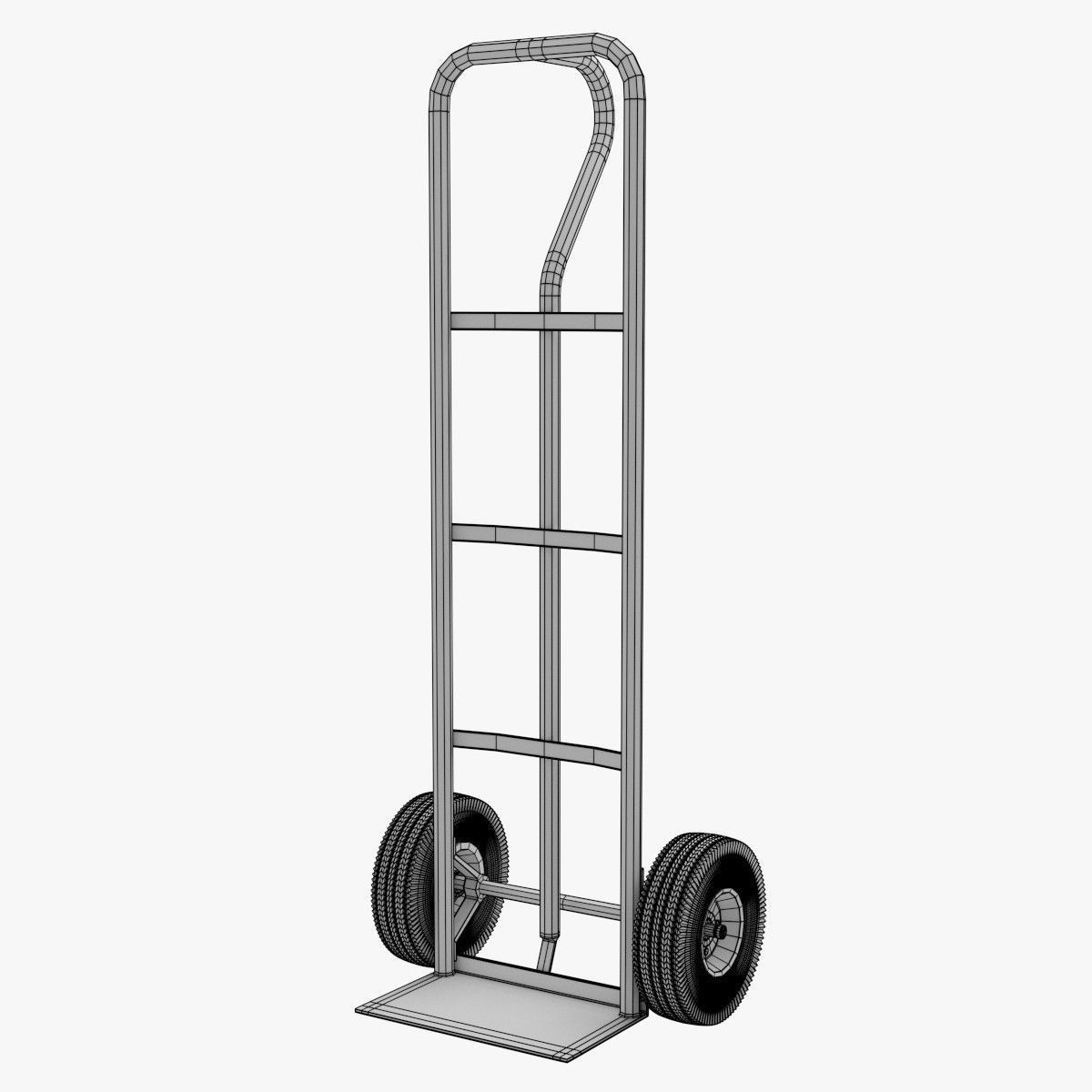 Hand Truck 1 3D model_6