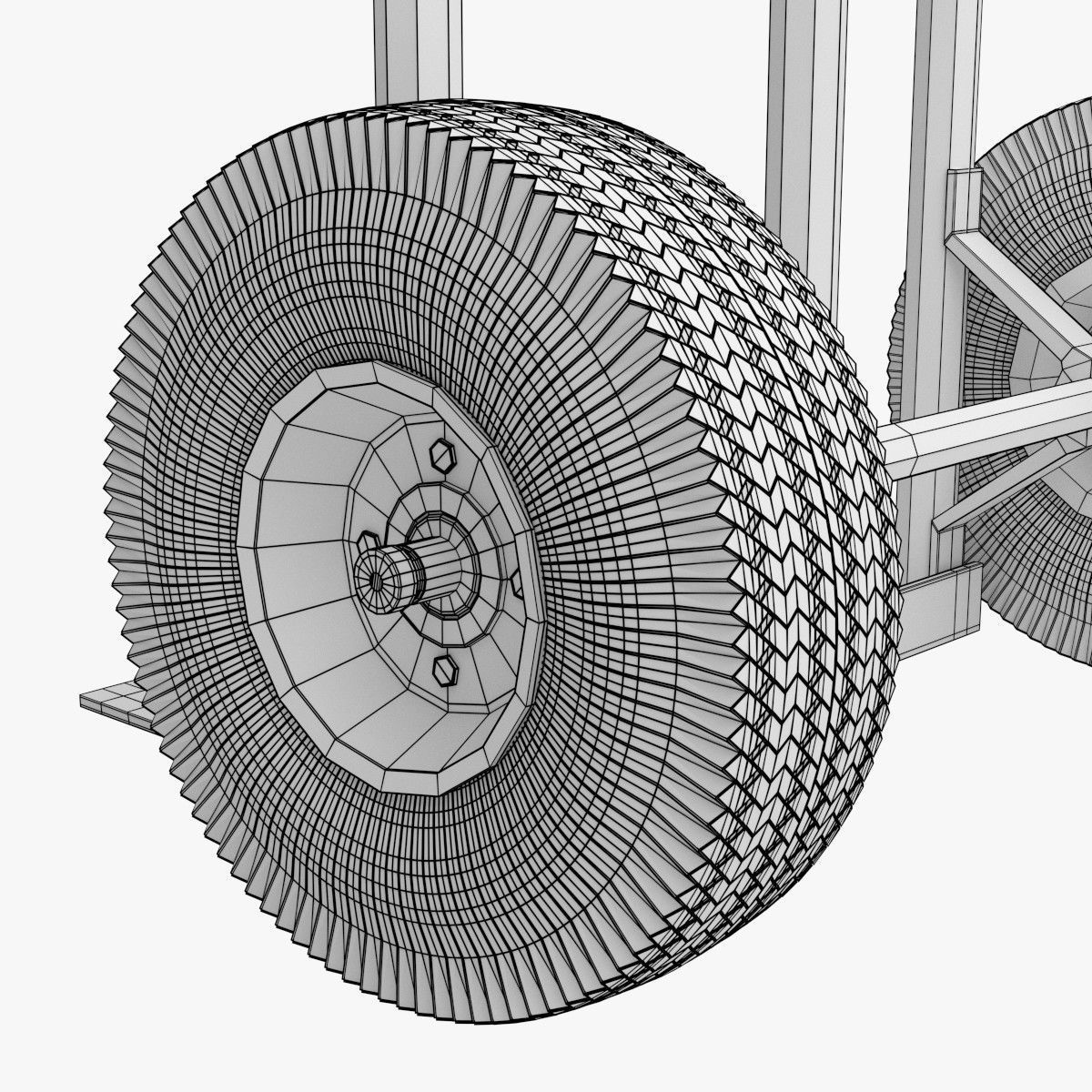 Hand Truck 1 3D model_7