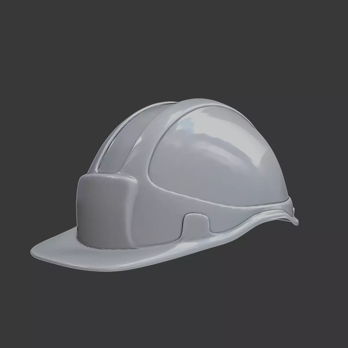 Safety Helmet Hard Hat Modern Industrial Protective Gear Model 3D print model