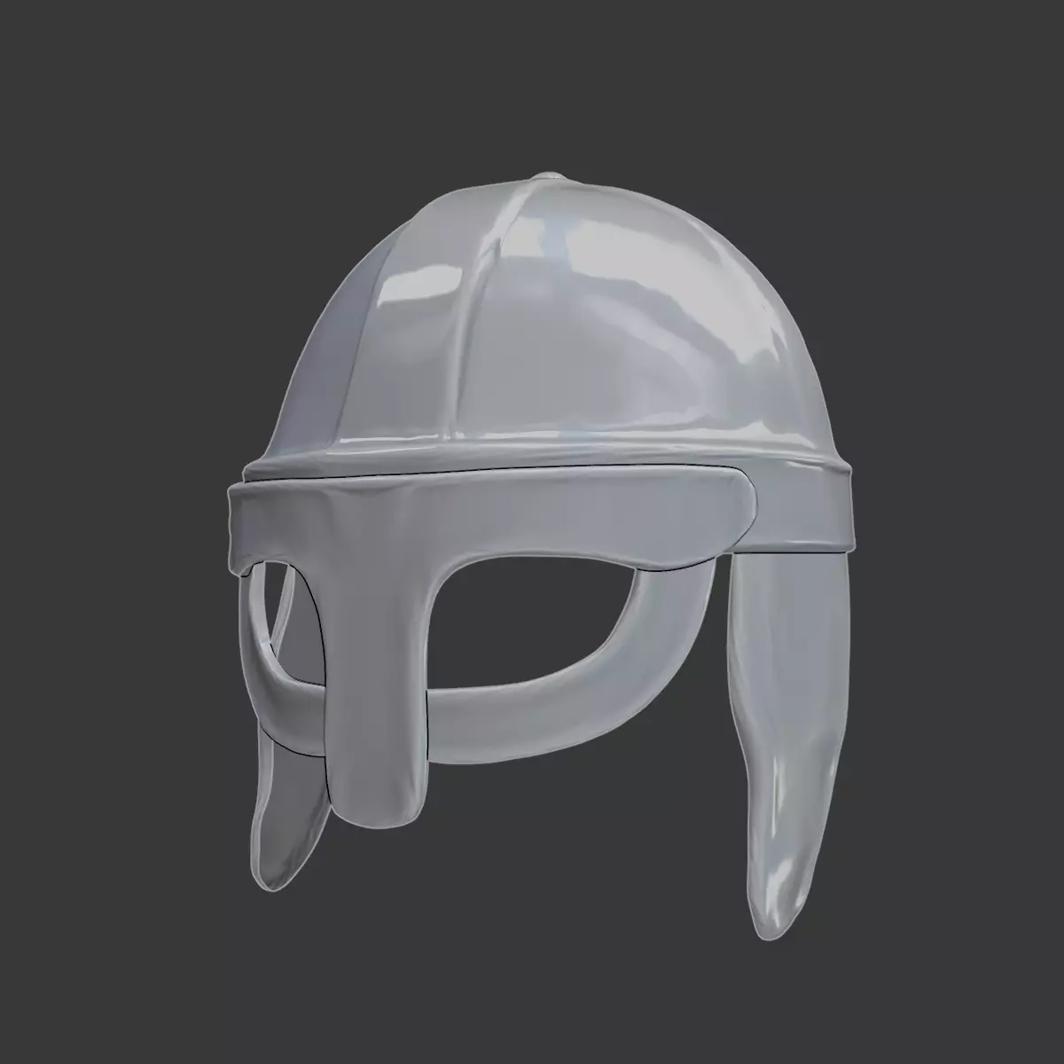 Viking Style Spectacle Helmet Norse Warrior Armor Design 3D print model