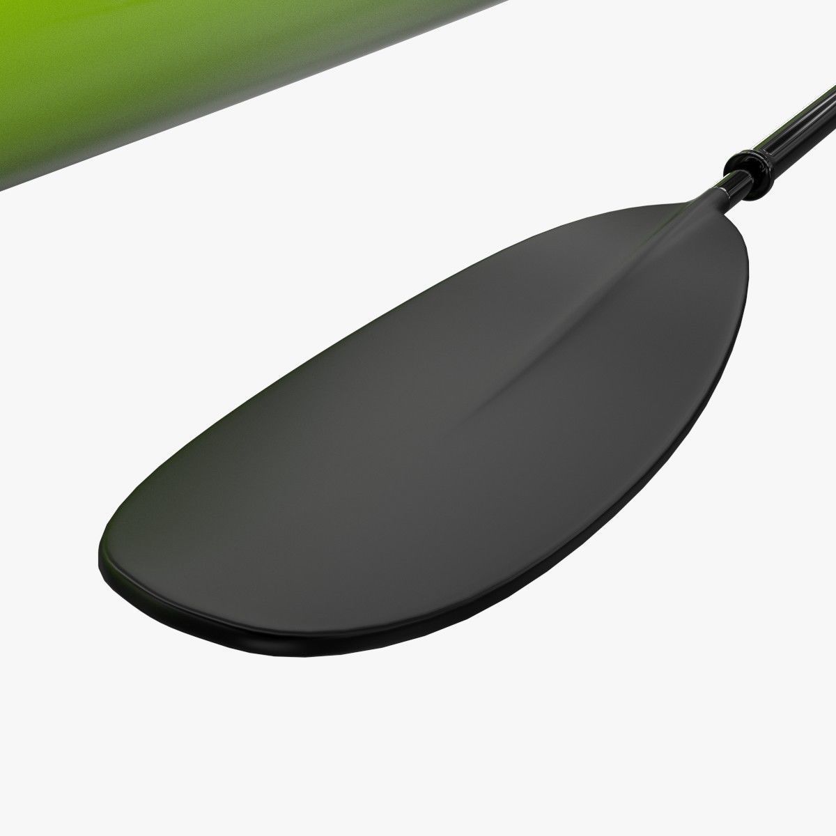 Kayak with paddles 3D model_12
