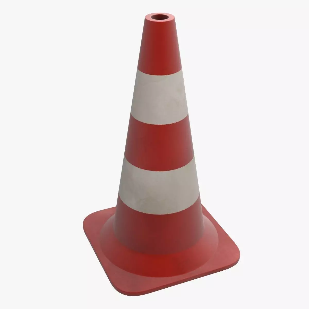 Traffic Cone 3D model_0