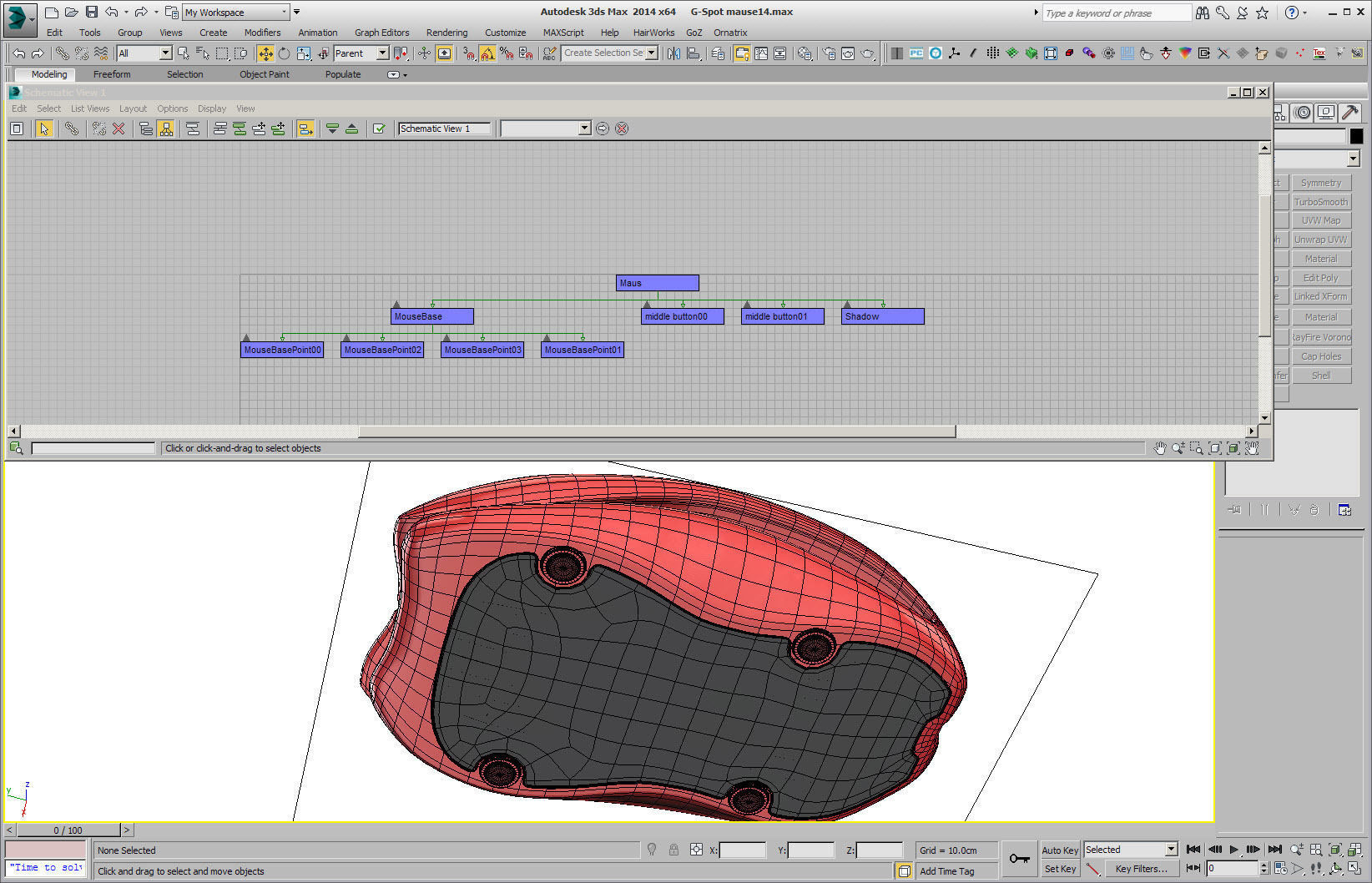 G-Point Mouse Low-poly 3D model_4