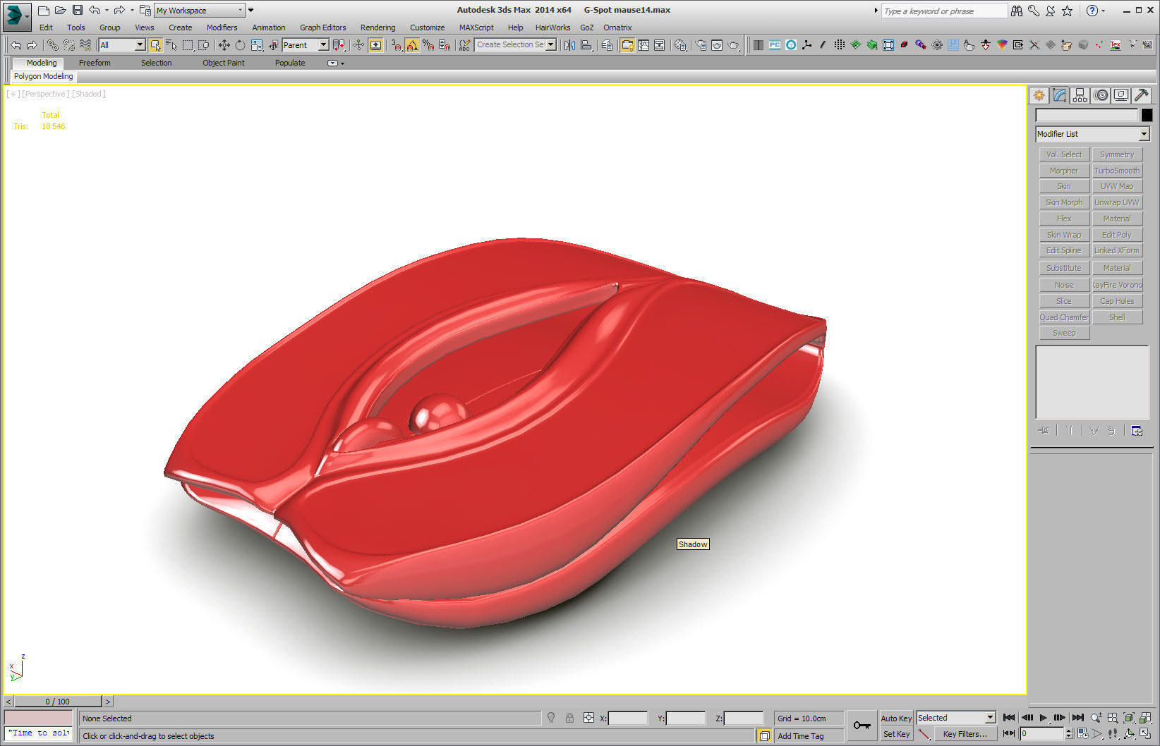 G-Point Mouse Low-poly 3D model_2
