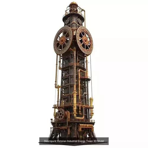 Steampunk Victorian Architecture And Landmarks 3D Collection 3D Model Pack 5