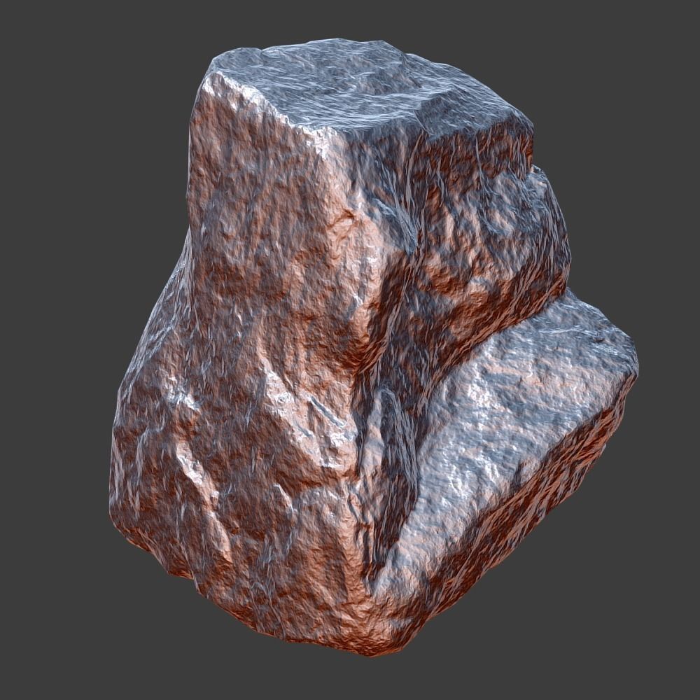 Pam Stone Low-poly 3D model_8