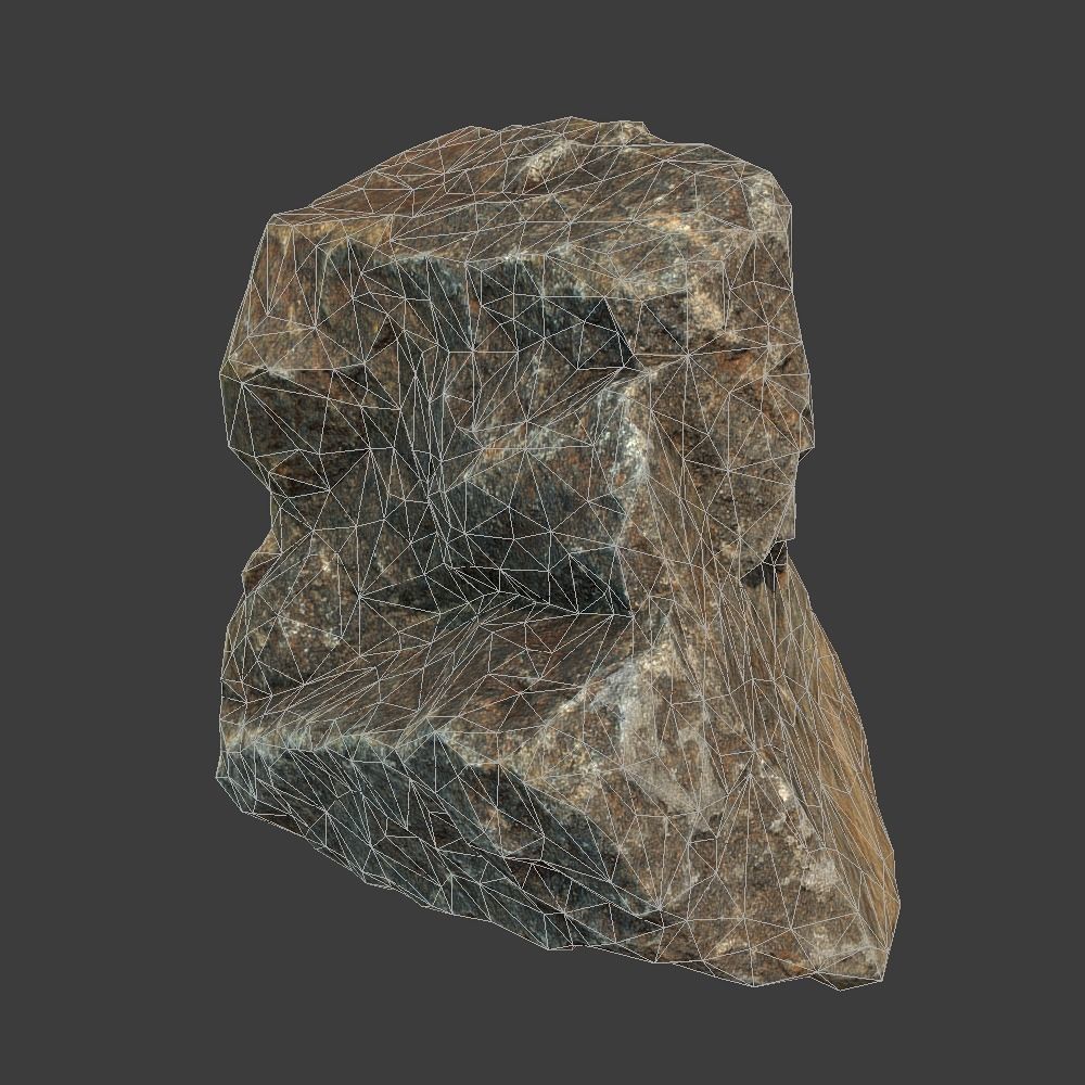 Pam Stone Low-poly 3D model_2