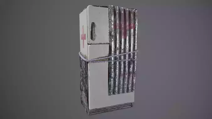 Repurposed Fridge MedKit - Post-Apocalyptic Loot