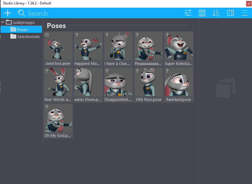 Judy Hopps Free Rig Free 3D model_2